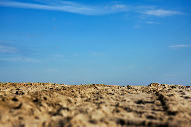 Solitary beach stock photo