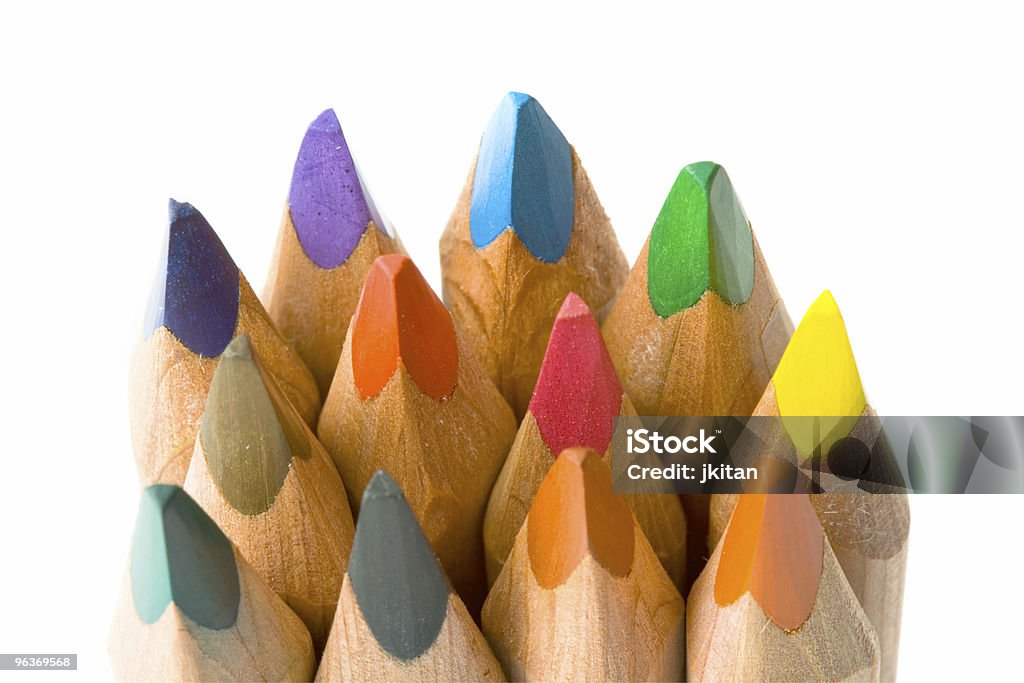 matite colorate - Foto stock royalty-free di Affilato