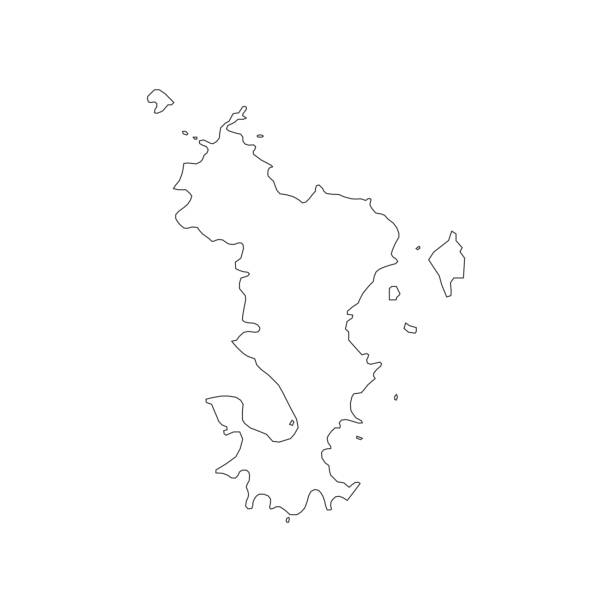 Ð¨Ð°Ð±Ð»Ð¾Ð½ 14.01.2016 Mayotte map on the white background. Vector illustration mayotte stock illustrations