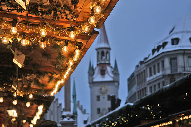 istock Christmas Market at Marienplatz , Munich 96370650