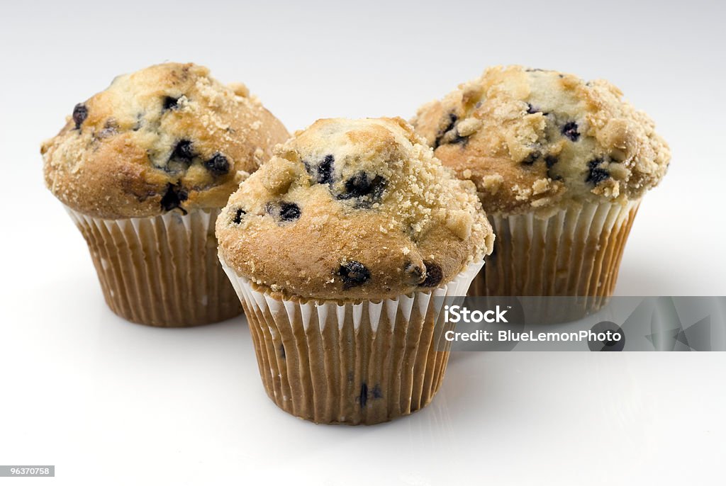 Blueberry Muffins  Bakery Stock Photo
