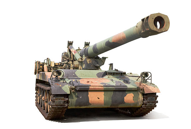 howitzer - military us military tank land vehicle - fotografias e filmes do acervo
