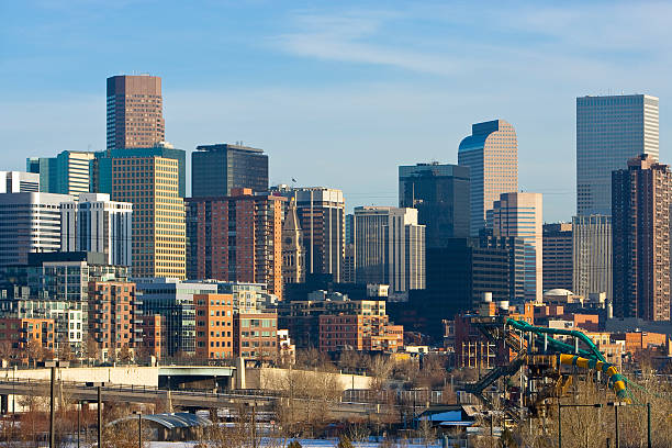 istock Denver Colorado USA Skyline Winter 2009 96371070
