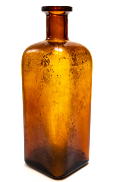 istock Antique Amber Medicine Bottle 963711108