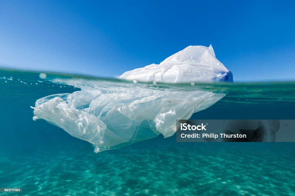 Kunststoff-Eisberg - Lizenzfrei Plastikmaterial Stock-Foto