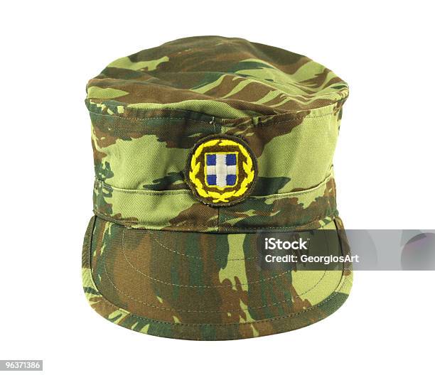 Cappellino Militare Greca - Fotografie stock e altre immagini di Abbigliamento - Abbigliamento, Abbigliamento mimetico, Accessorio personale