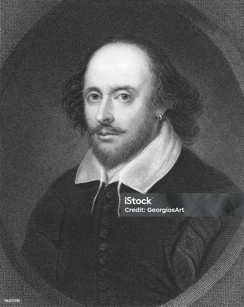 William Shakespeare - Illustrazione stock royalty-free di William Shakespeare