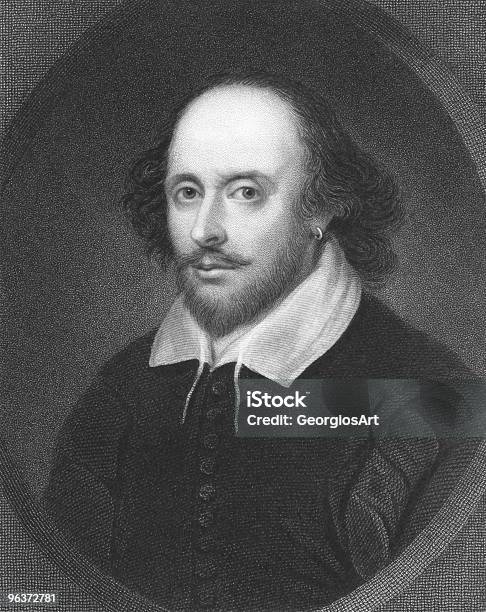 William Shakespeare - Immagini vettoriali stock e altre immagini di William Shakespeare - William Shakespeare, Adulto, Composizione verticale