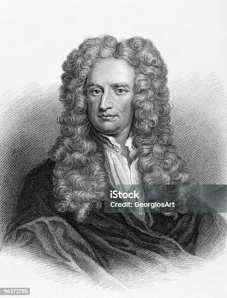 Isaac Newton Vecteurs libres de droits et plus d'images vectorielles de Sir Isaac Newton - Scientifique - Sir Isaac Newton - Scientifique, Portrait - Image, Physicien