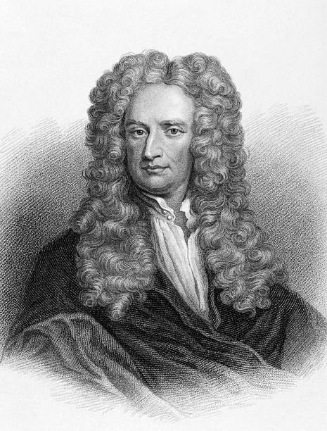 Isaac Newton  astronomer photos stock illustrations