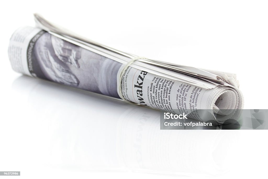 Rolo de Jornal - Royalty-free Jornal Foto de stock