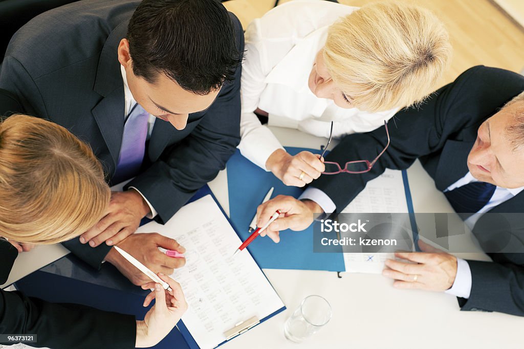 Teamwork - discussion in the office  Lawyer Stock Photo