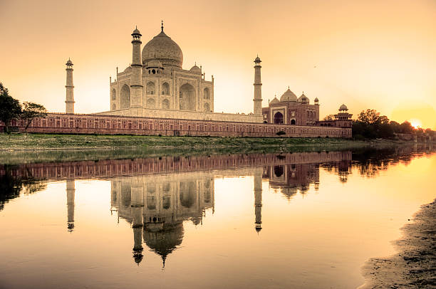 istock Taj Mahal reflected in the Yamuna river 96373224