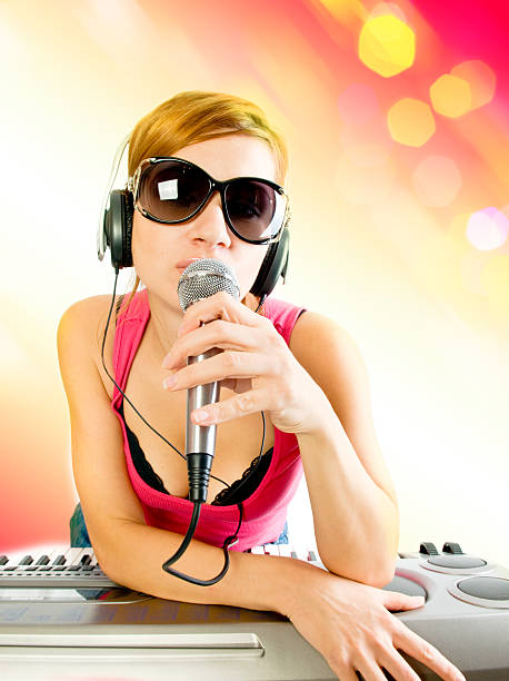 istock sexual woman in headphones 96373533