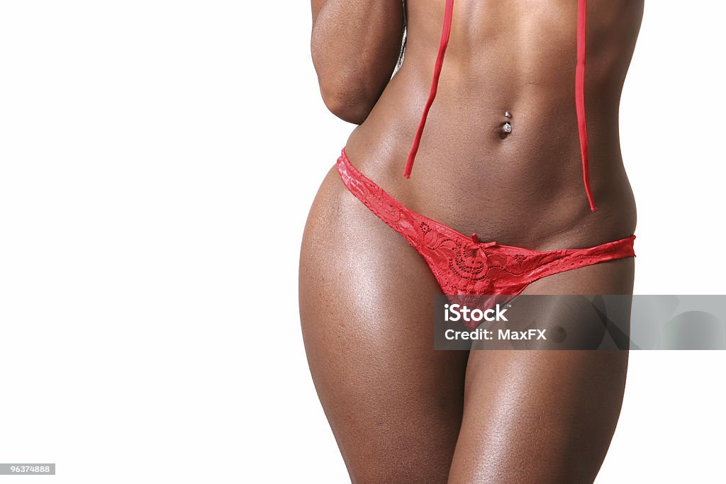 Cintura de mulher negra - Foto de stock de Calcinha royalty-free