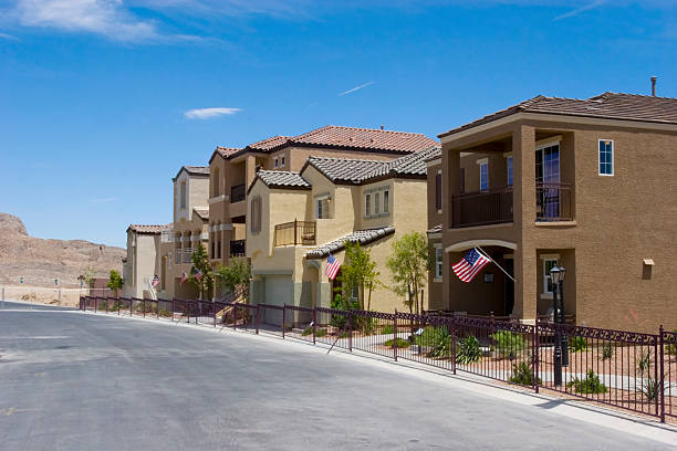 서남 주택 - southwest usa house residential structure stucco 뉴스 사진 이미지