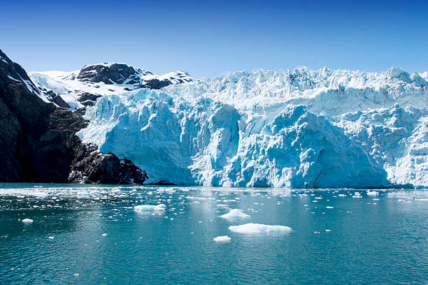 ghiacciaio hubbard - glacier foto e immagini stock