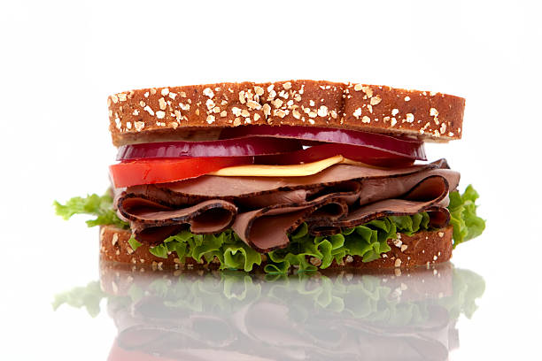 Panino al Roast beef - foto stock