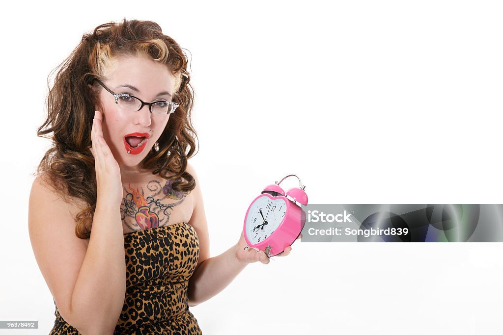Observe o tempo! - Royalty-free Reflexo - Cabelo Pintado Foto de stock