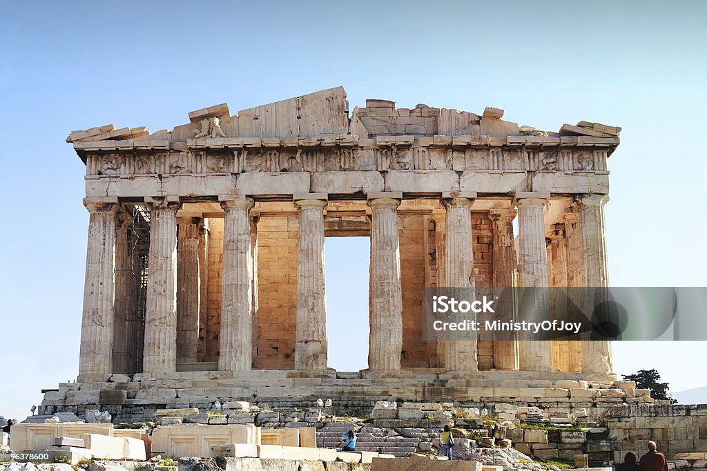 Acropolis Parthenon, Athens: - Foto de stock de Partenón libre de derechos