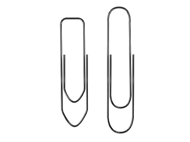 istock Paper clip isolated on white background 96380390