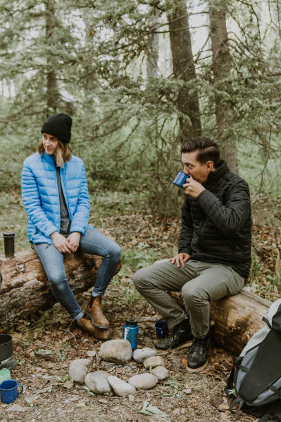 istock Friends taking a break from hiking 963810994