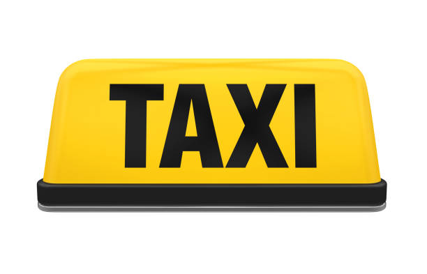 istock Taxi Sign Isolated 963815202