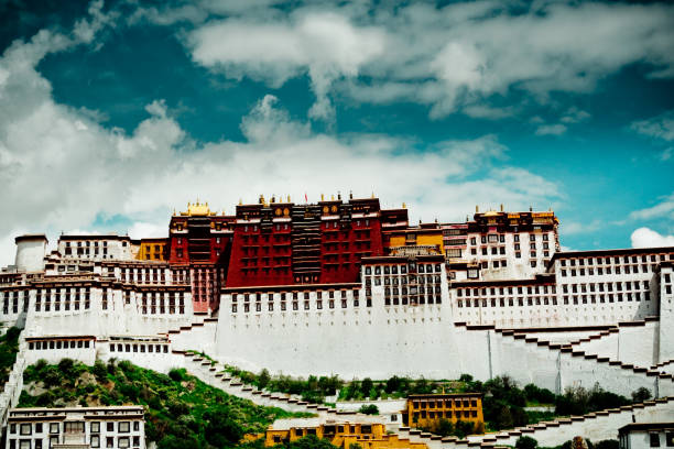 istock Potala Palace Time Lapse. Dalai lama place. Lhasa, Tibet 963821116