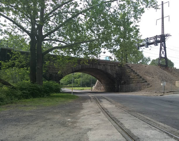 1902 Old Stone Railroad Bridge and Underpass