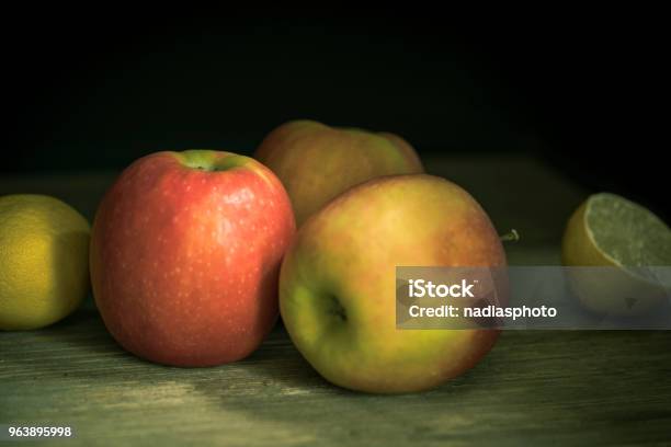 Apples In A Country House Kitchen Stock Photo - Download Image Now - Agriculture, Apple - Fruit, Autumn