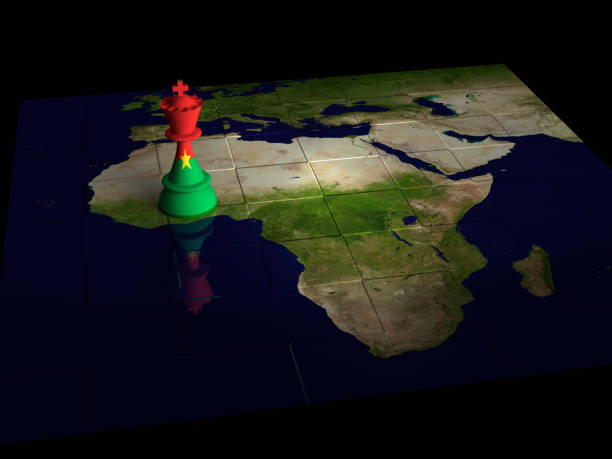 istock Burkina Faso Chess Map 963899092