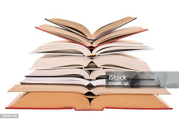 Open Books Stock Photo - Download Image Now - Book, Bookstore, Color Image