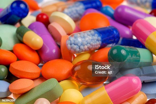 Pills Macro Stock Photo - Download Image Now - Addiction, Capsule - Medicine, Color Image