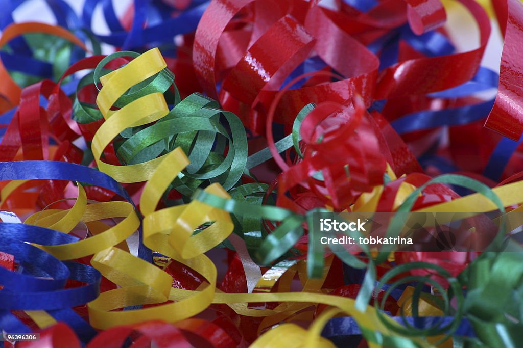 Party Streamers  Anniversary Stock Photo