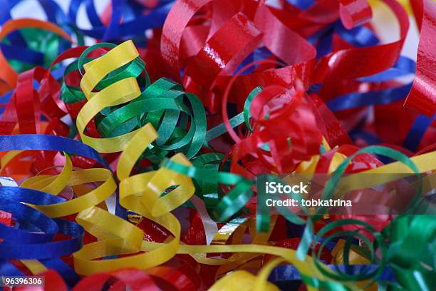 Party Streamers Stock Photo - Download Image Now - Anniversary, Balloon, Birthday