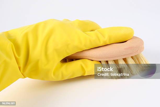 Cleaning Scrub Brush Stock Photo - Download Image Now - Blue-collar Worker, Bristle - Animal Part, Chores