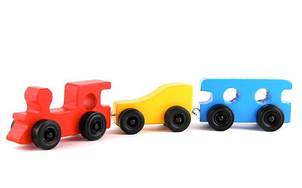 istock Wooden Child's Train Toy 96396551