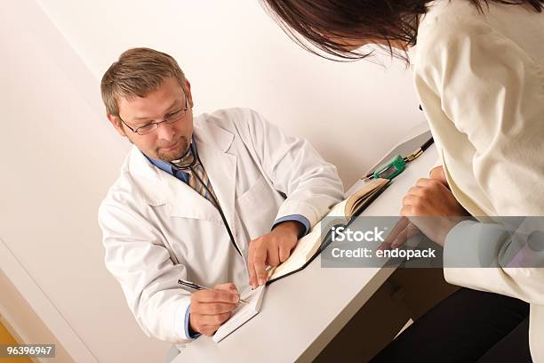 At The Doctors Office Stock Photo - Download Image Now - Adult, Apron, Birth Control Pill