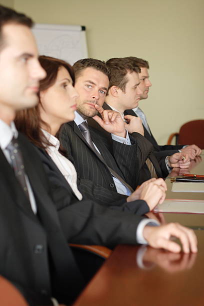 istock Conference, group of five business people 96396968