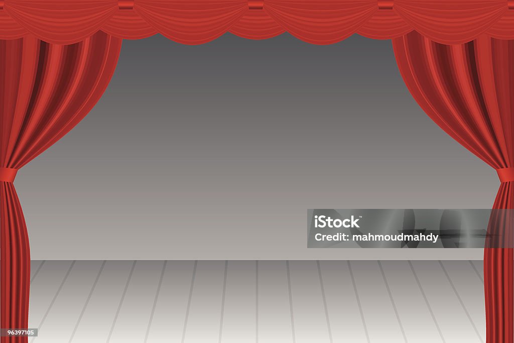 劇場のステージ - ぞうきんのロイヤリティフリーベクトルアート