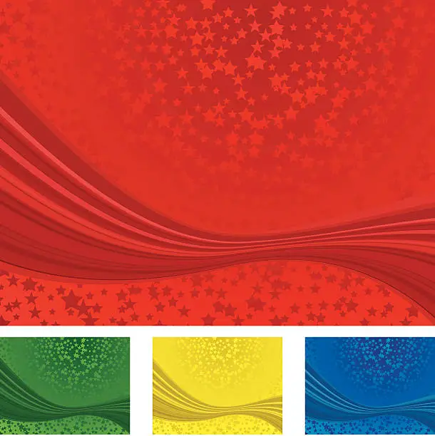 Vector illustration of multi color background