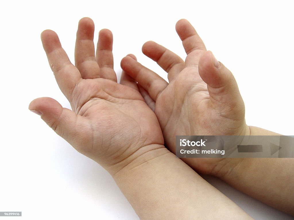 Enfant mains de couleur - Photo de Articulation du corps humain libre de droits