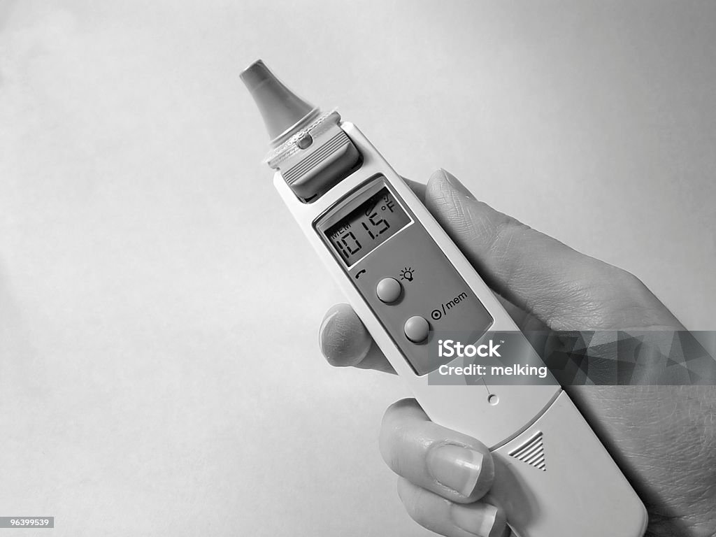 Orecchio Termometro digitale - Foto stock royalty-free di Accessibilità