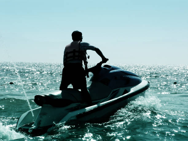 istock Jet Skier in the ocean 96400413