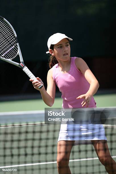 Girl Playing Tennis Stock Photo - Download Image Now - Accessibility, Active Lifestyle, Activity