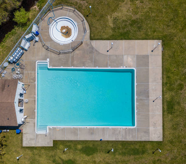 istock Community pool before the swim season start 964013338
