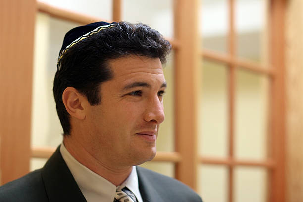 Young jewish man stock photo