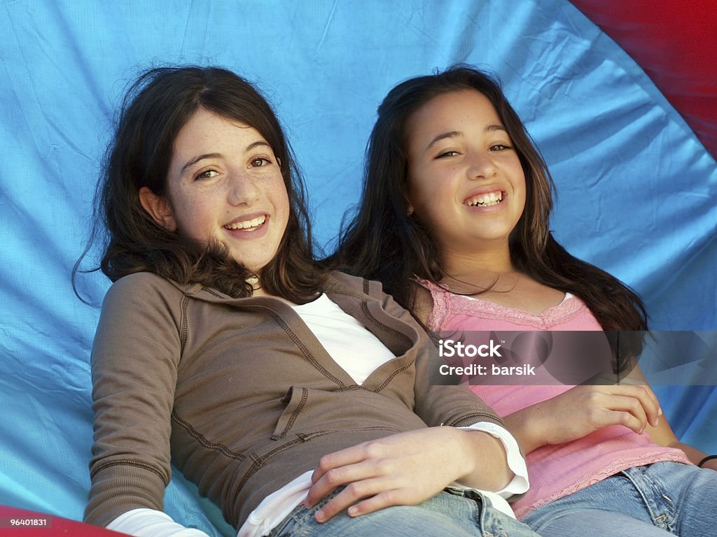 Two happy girls  Adult Stock Photo