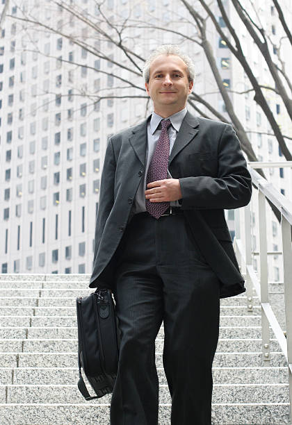 istock Businessman in the city 96402113