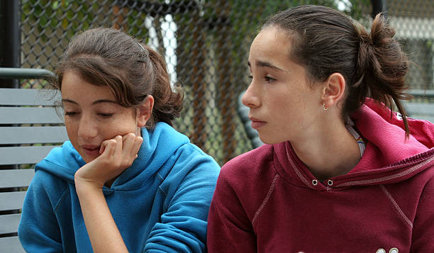 istock Two teen girls 96402214